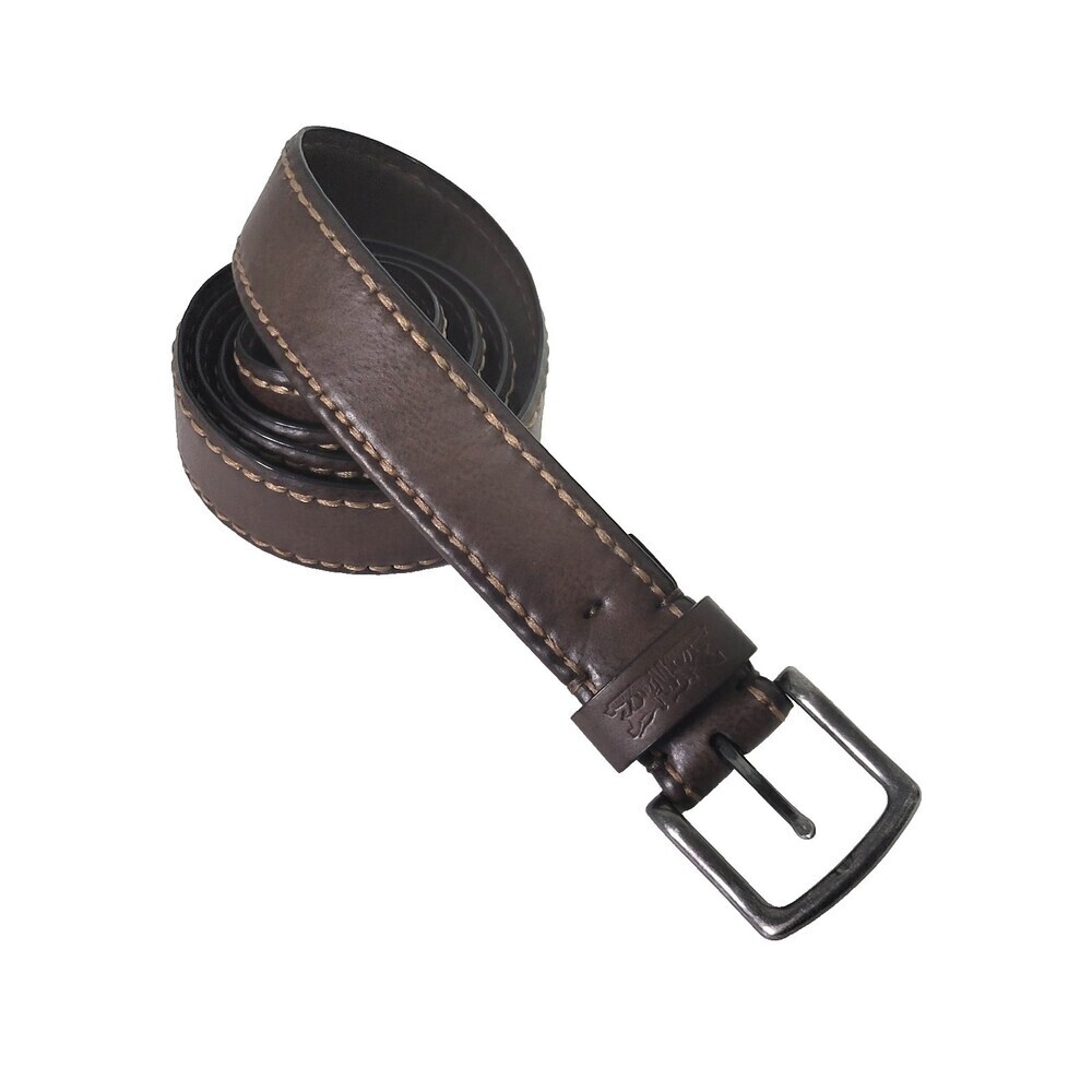 Levi's Belt XL 42-44 Men's Brown Synthetic Leather Stitching